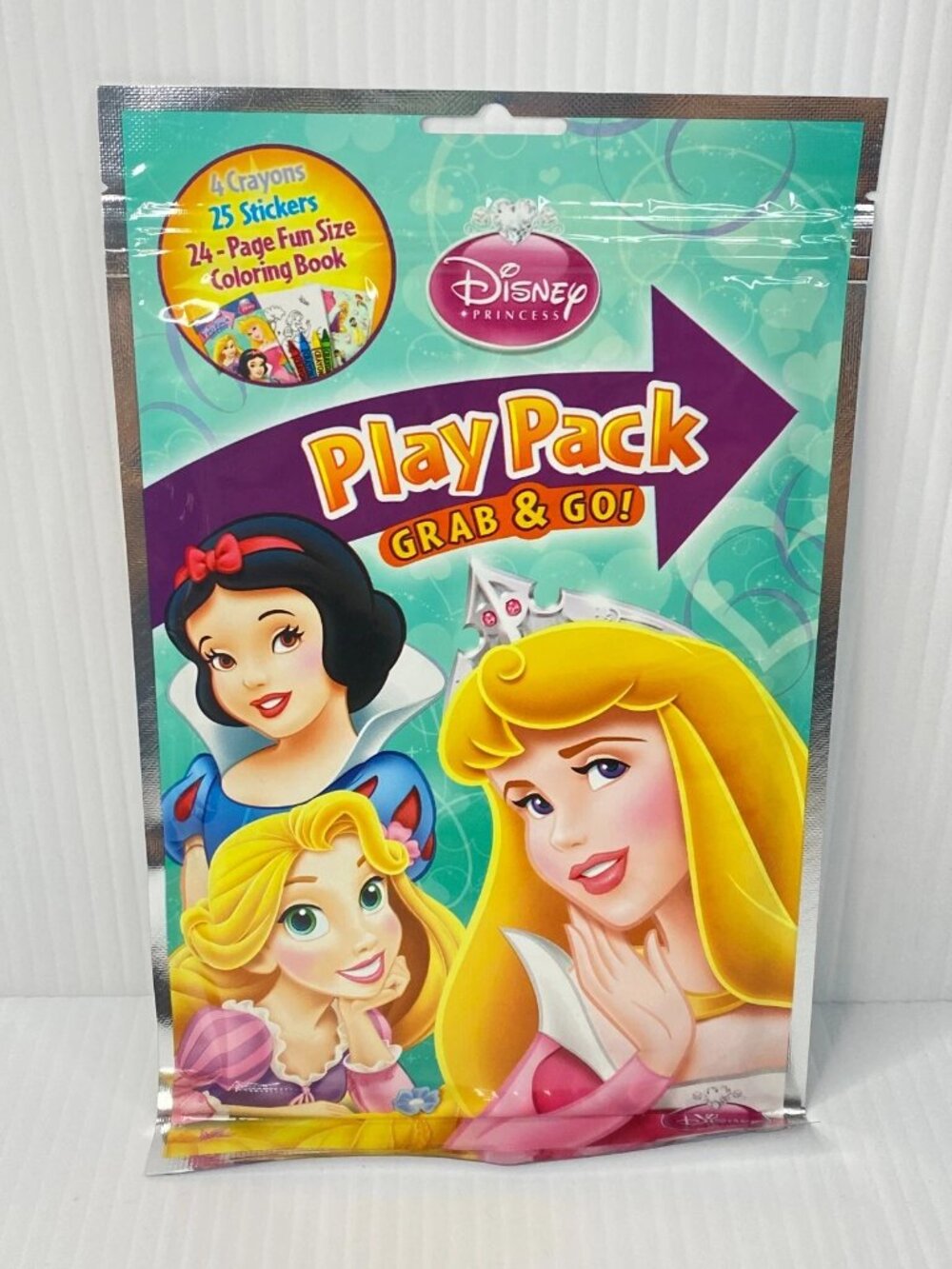 Disney Princesses Play Pack Grab & Go NEW Coloring Book Stickers Crayons